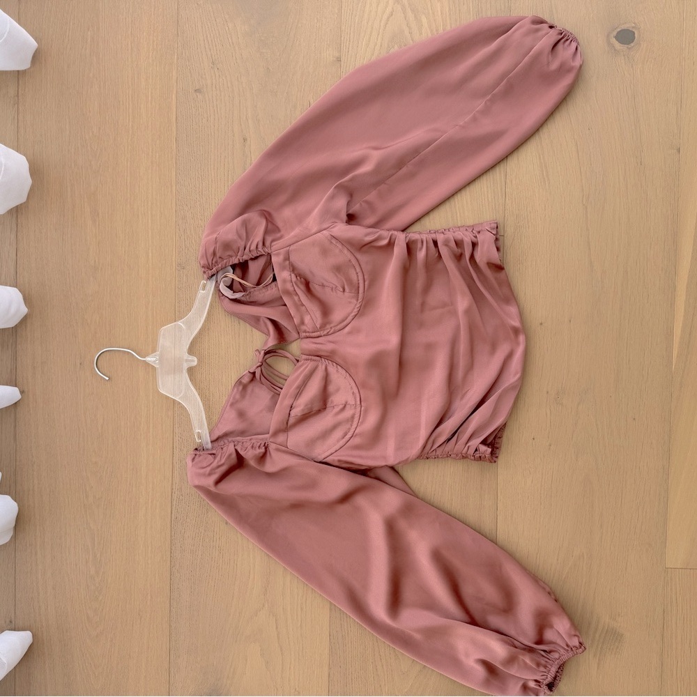 Elegant Mauve Blouse